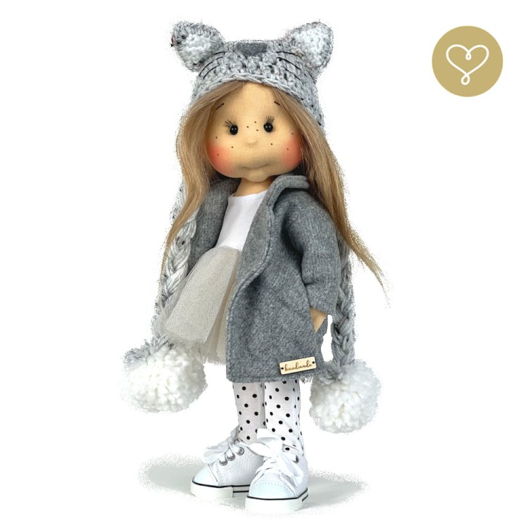 Szmaciana lalka Patrycja Lullu Dolls – wariant podstawowy 38 cm