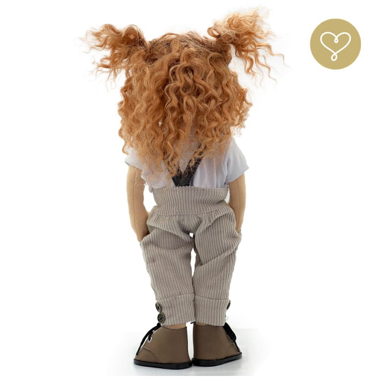 Lalka Nelly w ubrankach z certyfikowanych materiałów OEKO-TEX®