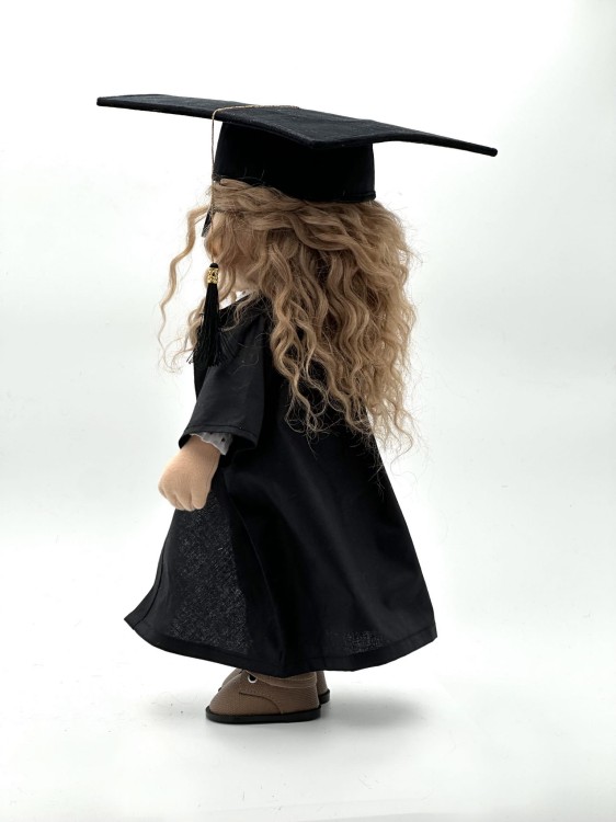 Naturalne włosy Alpaki lalki Pani Adwokat – fryzura i stylizacja