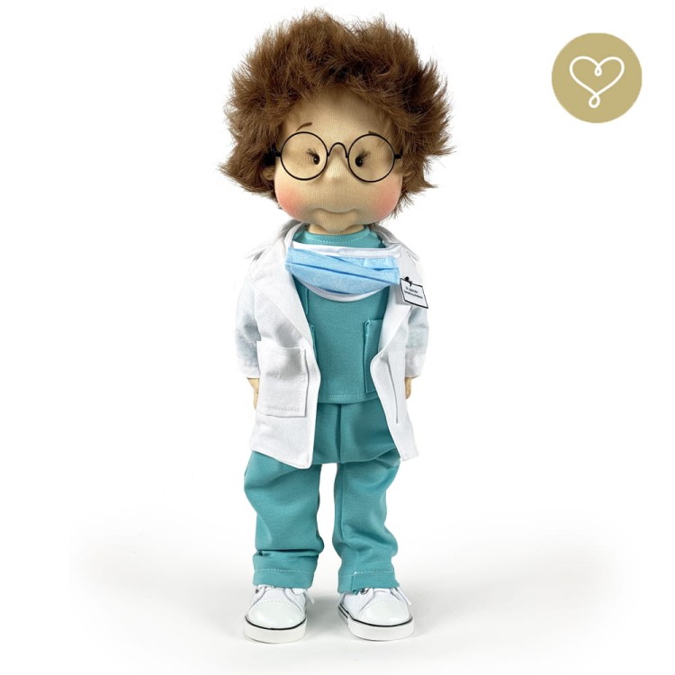 Szmaciana lalka Lekarz Andrzej Lullu Dolls