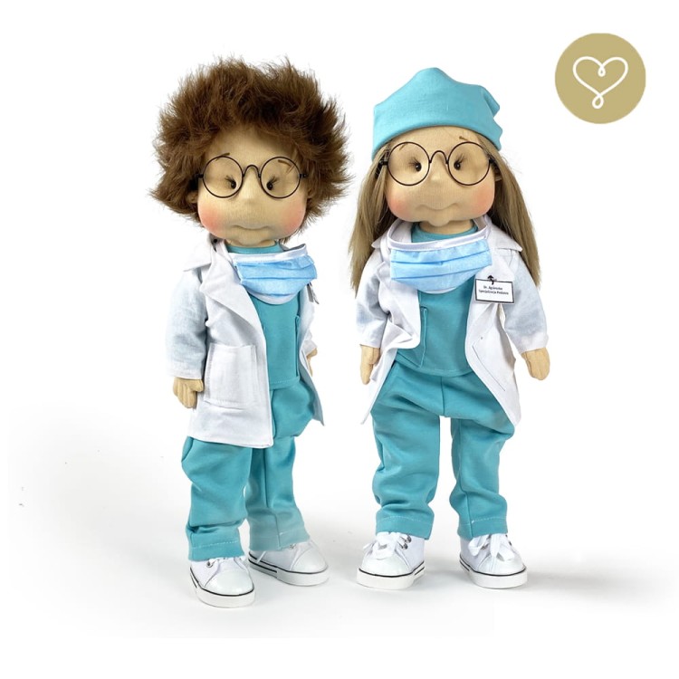 Lalka Lullu Dolls z akcesoriami medycznymi