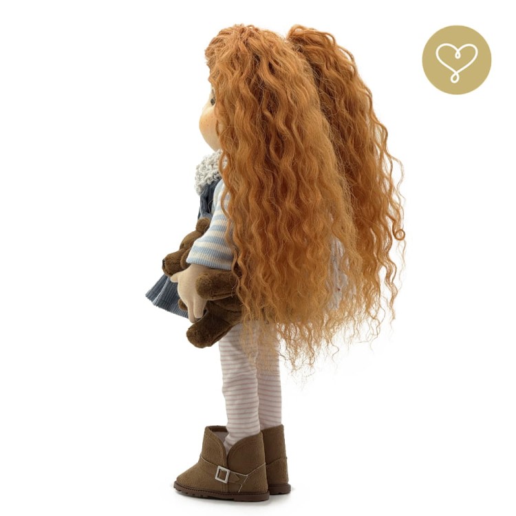 Lullu Dolls Margolcia z maskotką Misio w zestawie