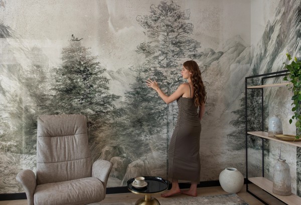 Tapeta Malumi Mountain Spirit - Tapeta Z Górskim Pejzażem Do Salonu I Sypialni