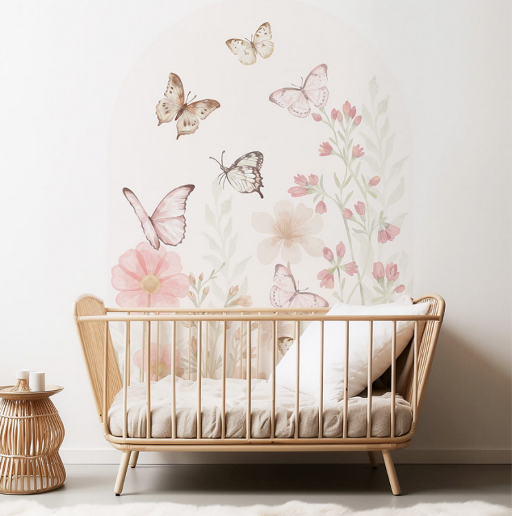 Naklejka ścienna do pokoju dziecka łuk MOTYLE