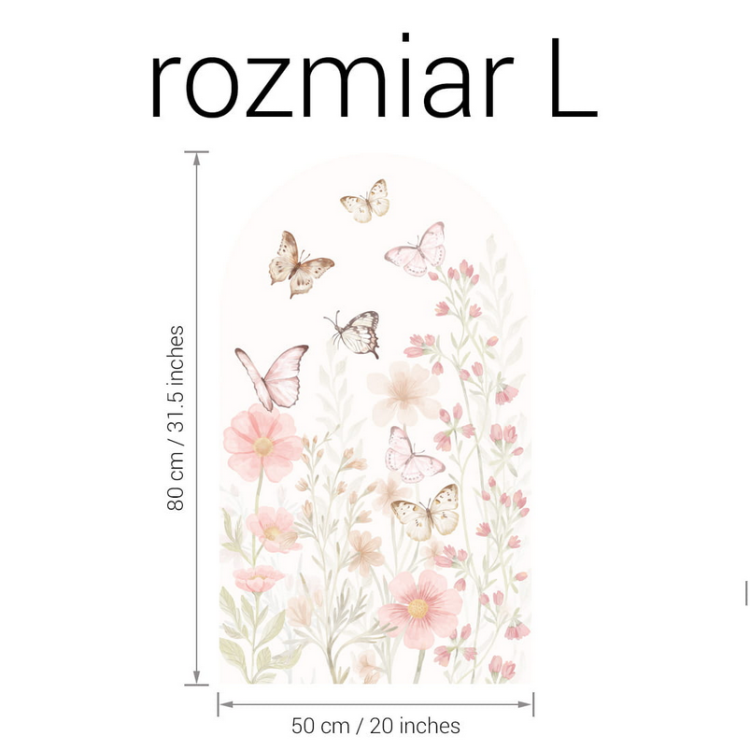 Naklejka ścienna do pokoju dziecka łuk MOTYLE