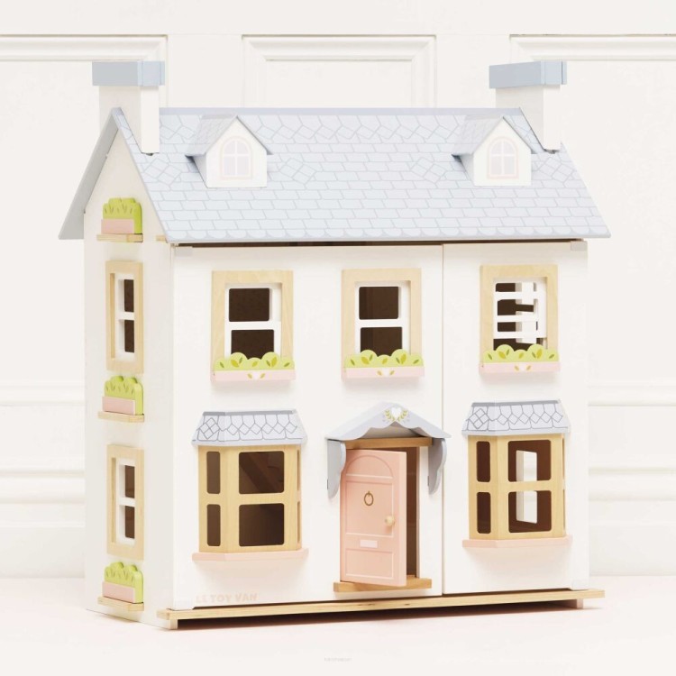 Drewniany domek dla lalek Mayberry Manor Le Toy Van z meblami i lalkami