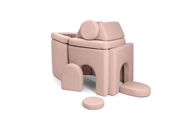 SHAPPY ARCHES ORIGINAL – łuk do dziecięcej sofy do zabawy soft pink