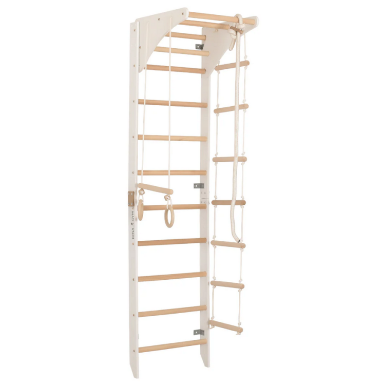 Drabinka gimnastyczna dla dzieci i dorosłych Rinagym Biała