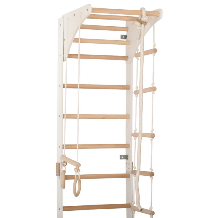 Drabinka gimnastyczna dla dzieci i dorosłych Rinagym Biała