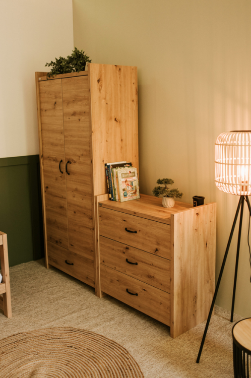 Komoda dziecięca AMELIA dąb 84x87cm