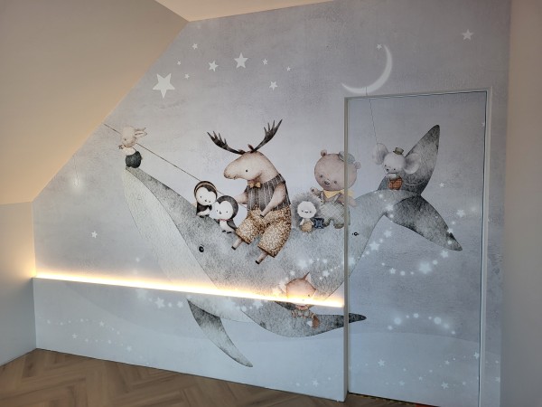 Tapeta do pokoju dziecka W stronę gwiazd – wyprawa 2