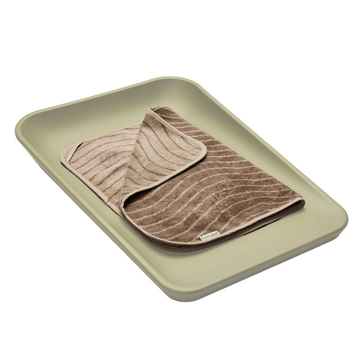 Przewijak LEANDER - mata do przewijania MATTY Olive green