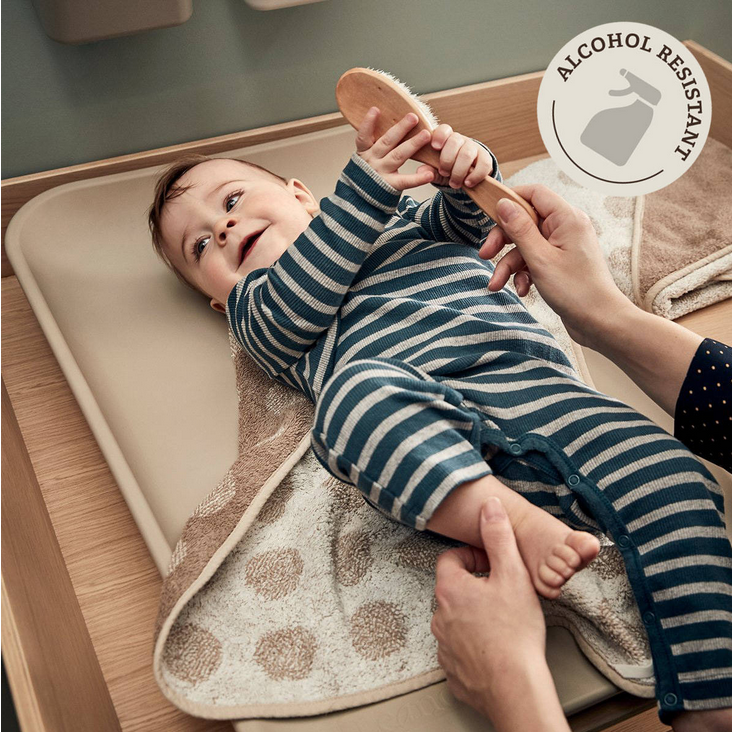 Przewijak LEANDER - mata do przewijania MATTY Cappuccino
