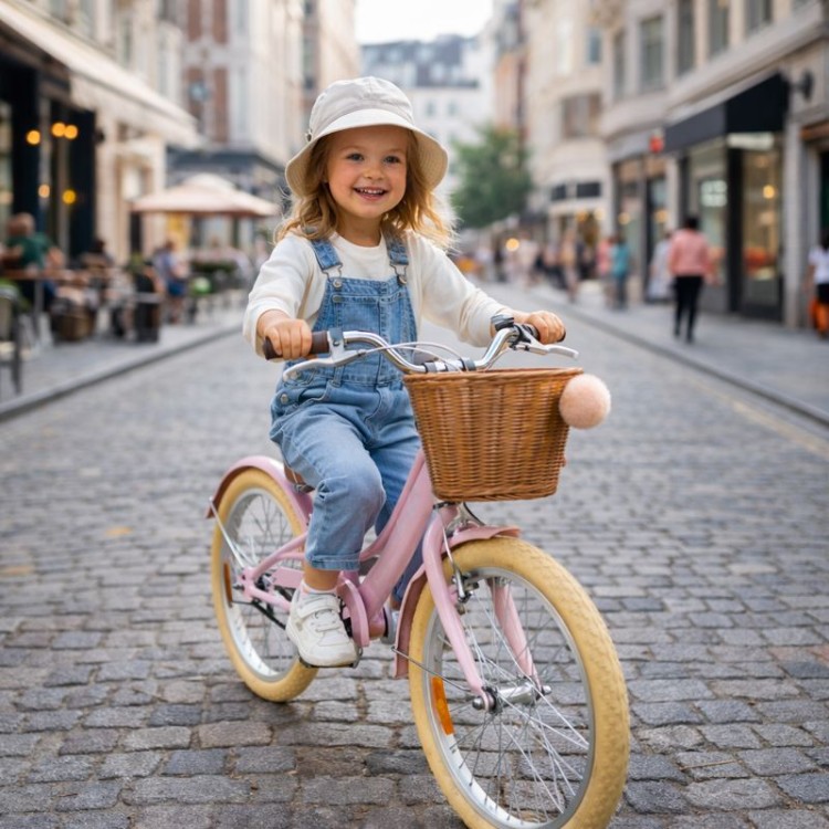 Rower dla dziecka BMX Princess 20" Pastel Różowy - PREZENT NA KOMUNIĘ