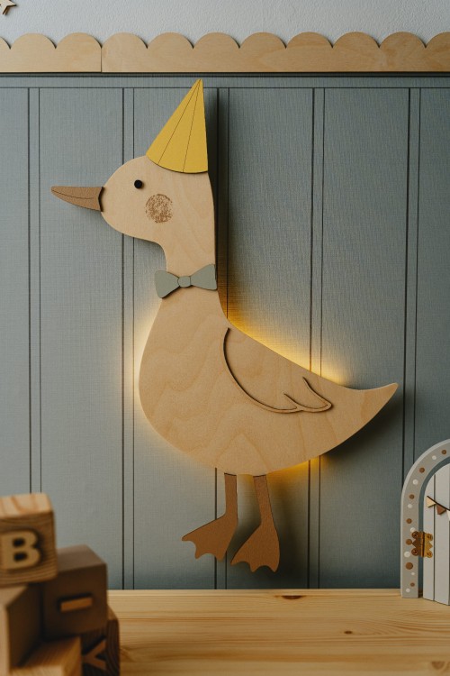 przytulne oświetlenie ścienne do pokoju dziecięcego gąska