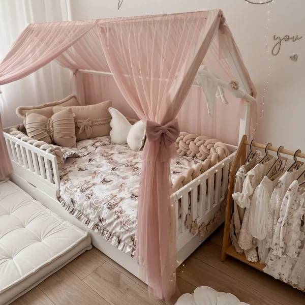 Poszewki dziecięce Magiczne Wróżki z falbankami bawełna premium