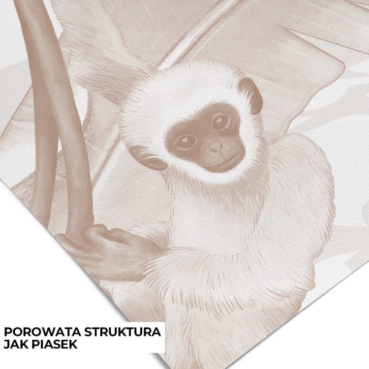 Tapeta dziecięca w odcieniach sepii
