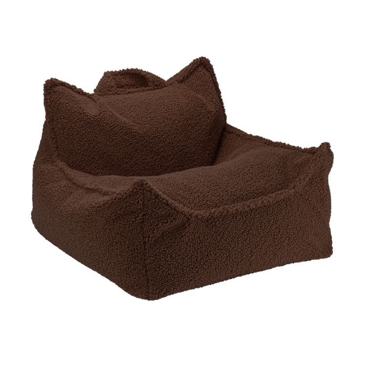 Miękki fotelik pufa dla dziecka Teddy Warm Hazel Wigiwama