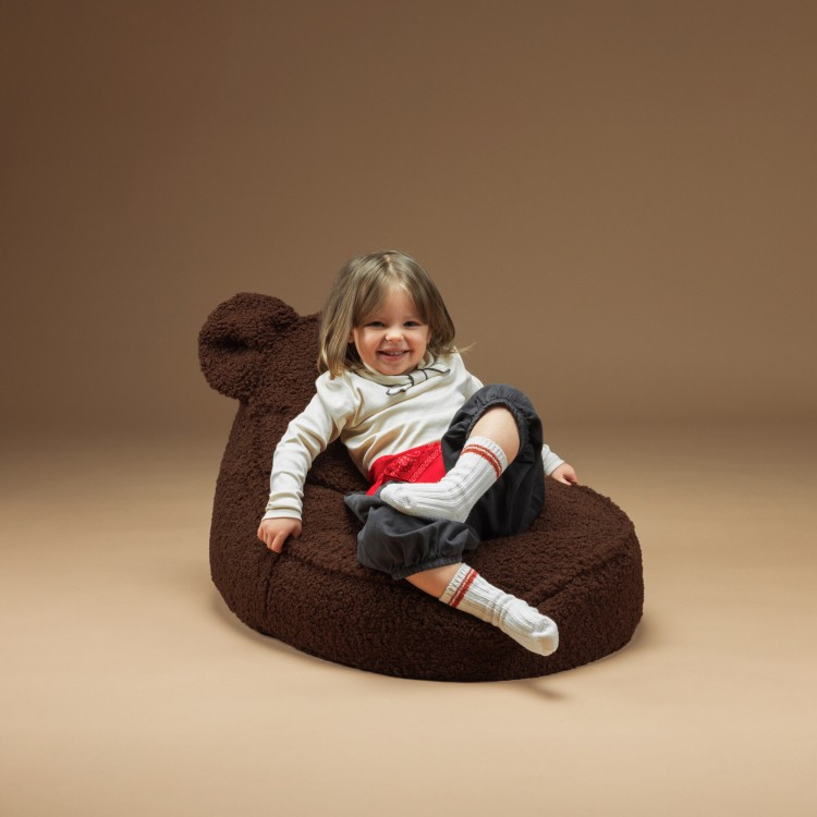 Fotelik pufa dla dziecka Teddy Teddy Warm Hazel Wigiwama