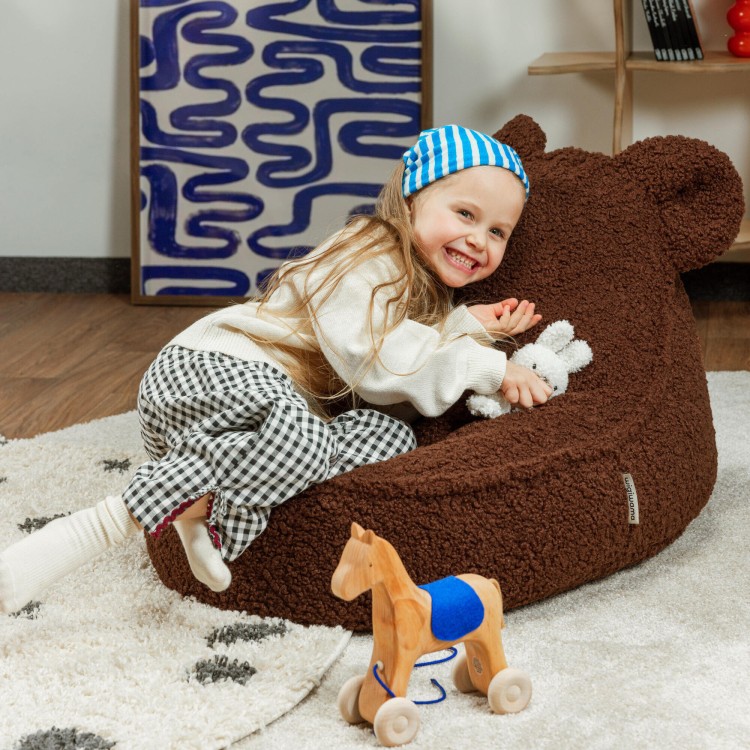 Fotelik pufa dla dziecka Teddy Teddy Warm Hazel Wigiwama