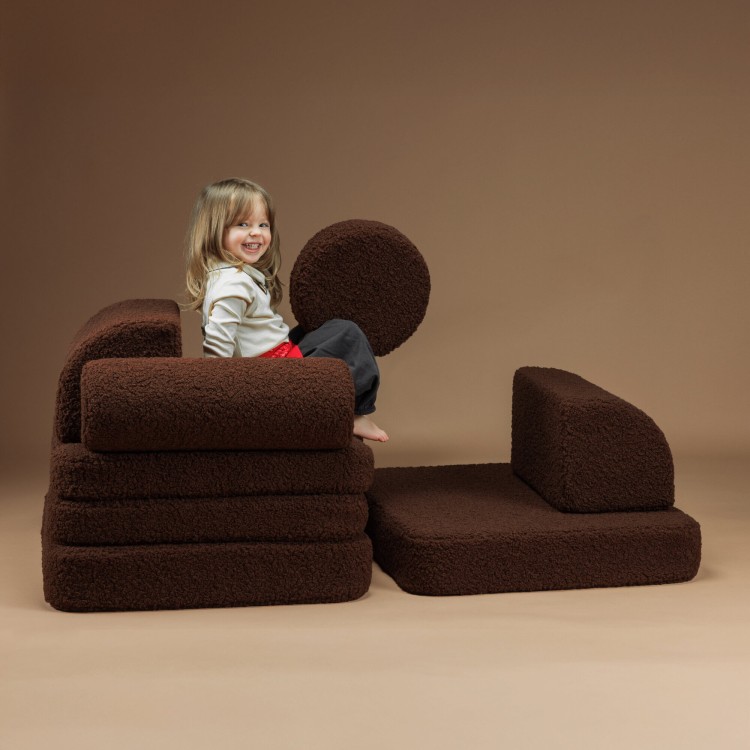 Modułowa sofa dla dziecka plac zabaw Teddy Warm Hazel Wigiwama