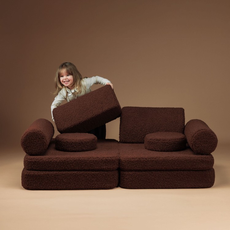 Modułowa sofa dla dziecka plac zabaw Teddy Warm Hazel Wigiwama