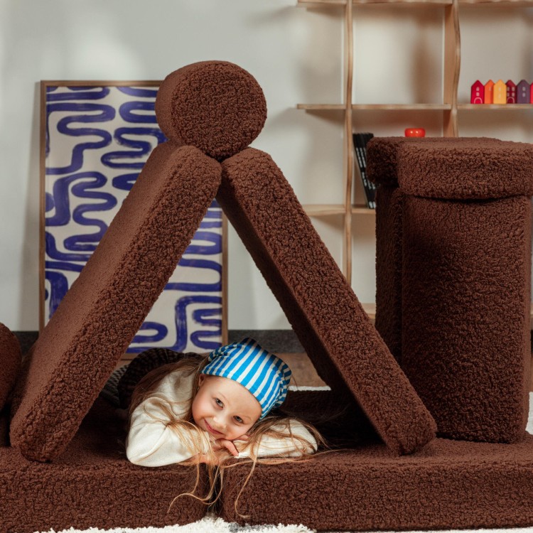 Modułowa sofa dla dziecka plac zabaw Teddy Warm Hazel Wigiwama