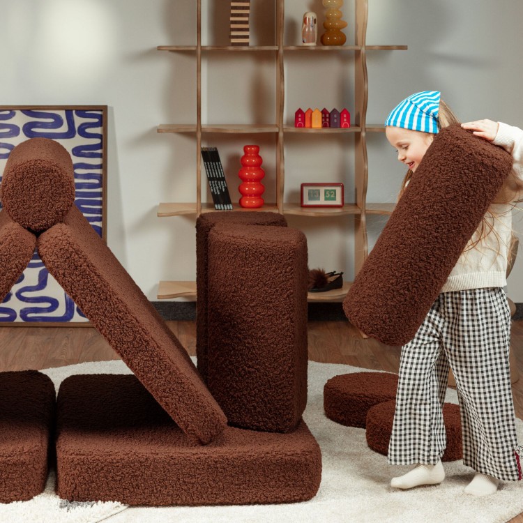 Modułowa sofa dla dziecka plac zabaw Teddy Warm Hazel Wigiwama