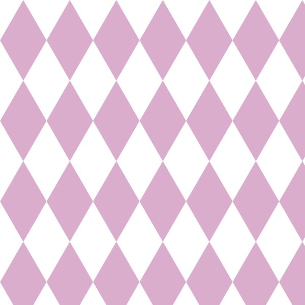 Tapeta do pokoju dziecięcego Romby pink