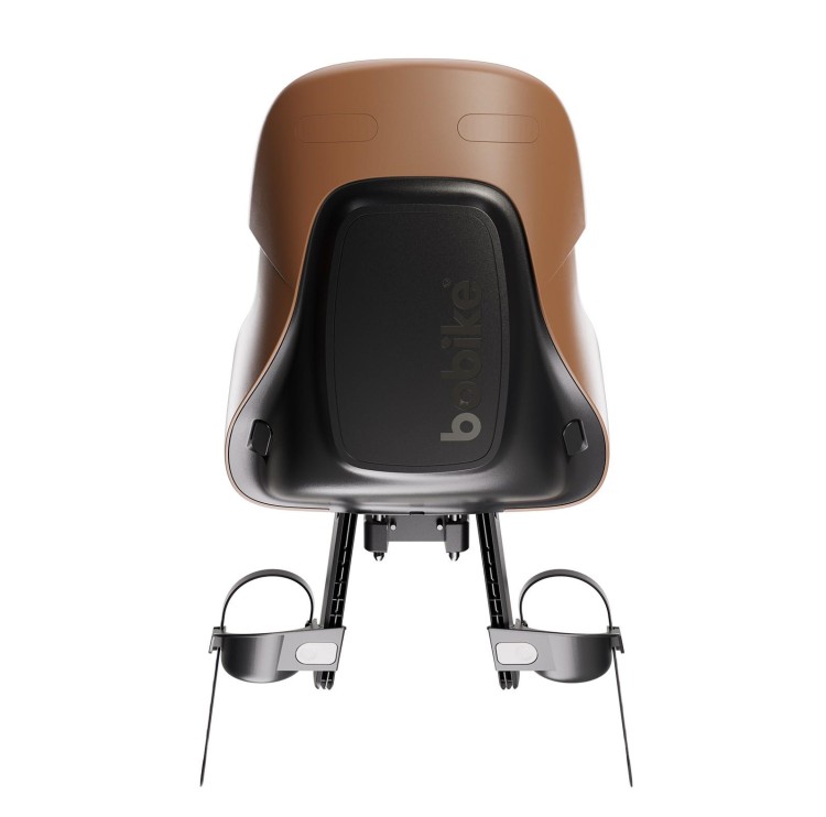 Fotelik rowerowy Bobike Exclusive Evolve Mini cinnamon brown montowany z przodu roweru