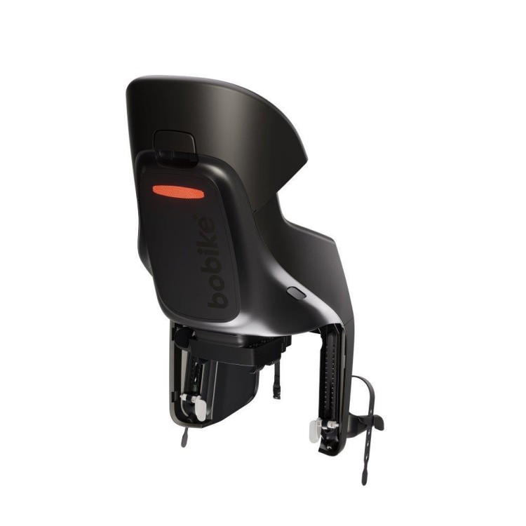Fotelik rowerowy Bobike Exclusive Evolve Maxi Urban Black montowany na tylny bagażnik roweru