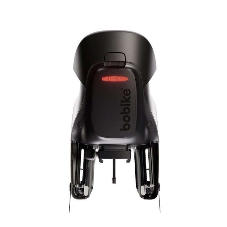 Fotelik rowerowy Bobike Exclusive Evolve Maxi Urban Black montowany na tylny bagażnik roweru
