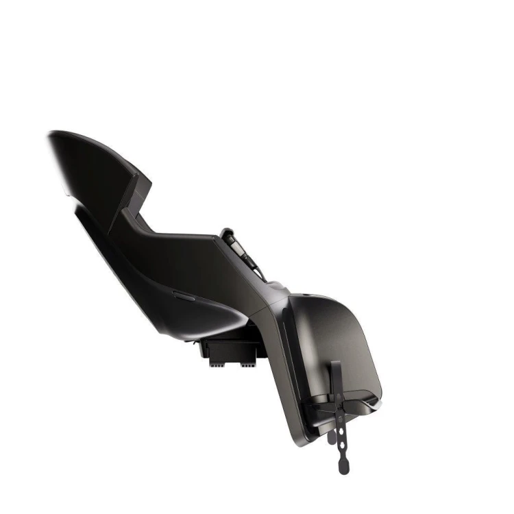 Fotelik rowerowy Bobike Exclusive Evolve Maxi Urban Black montowany na tylny bagażnik roweru
