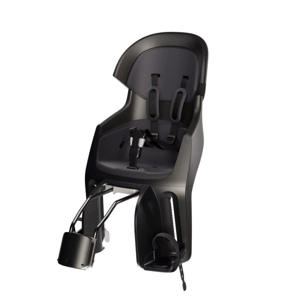 Fotelik rowerowy Bobike Exclusive Evolve Maxi 1P Urban Black montowany do ramy roweru