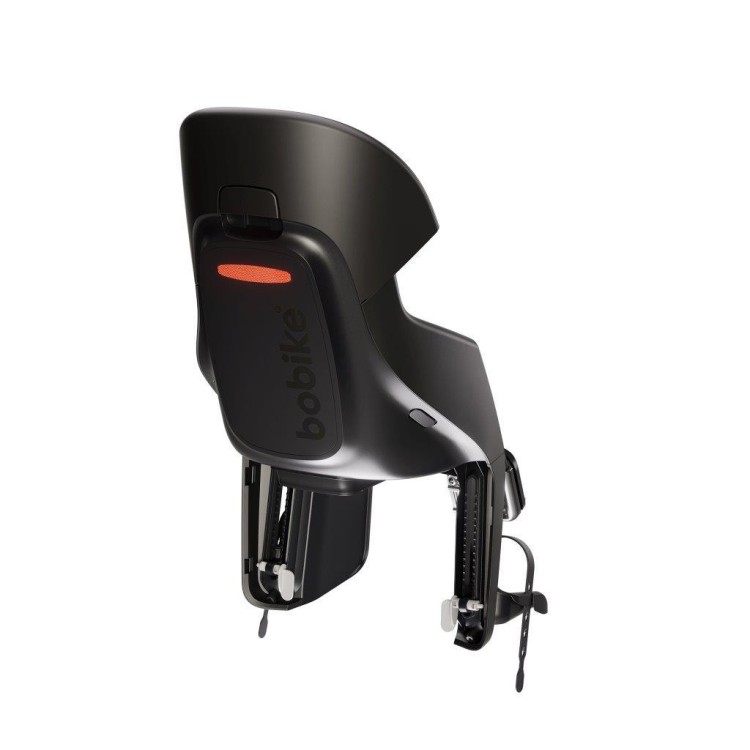 Fotelik rowerowy Bobike Exclusive Evolve Maxi 1P Urban Black montowany do ramy roweru