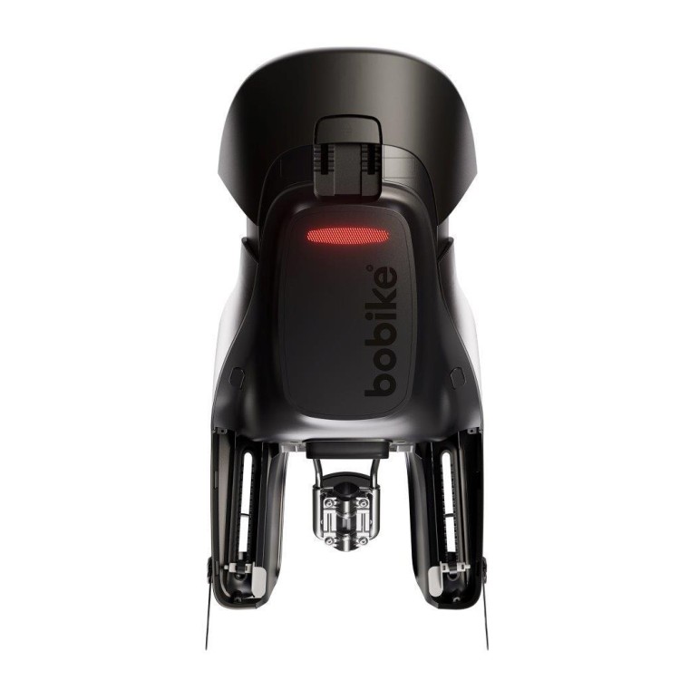 Fotelik rowerowy Bobike Exclusive Evolve Maxi 1P Urban Black montowany do ramy roweru