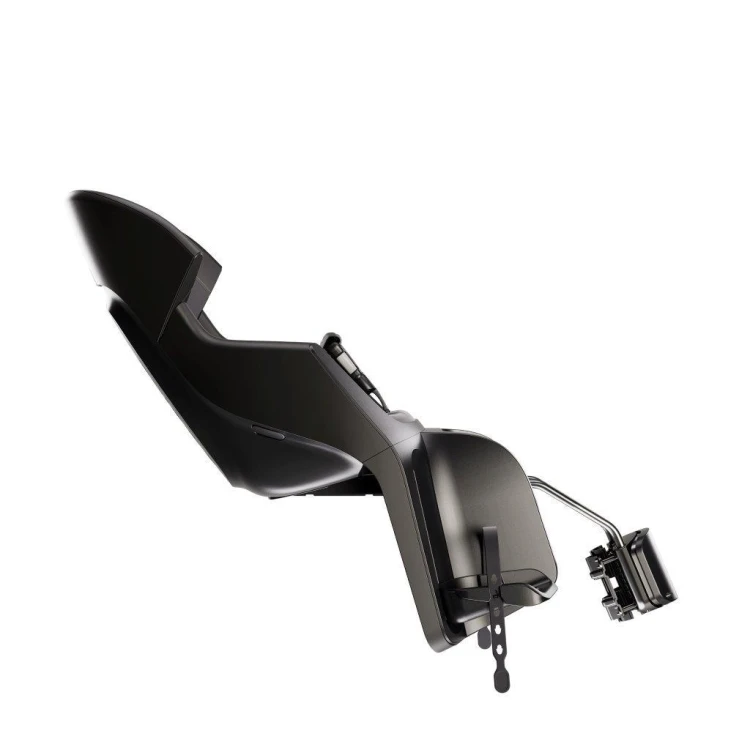 Fotelik rowerowy Bobike Exclusive Evolve Maxi 1P Urban Black montowany do ramy roweru