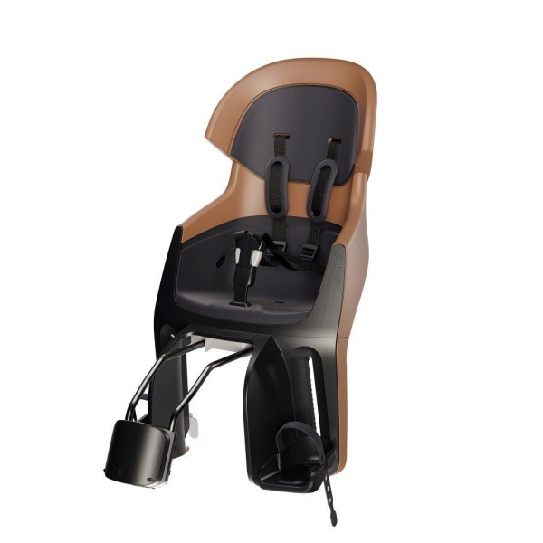 Fotelik rowerowy Bobike Exclusive Evolve Maxi 1P cinnamon brown montowany do ramy roweru