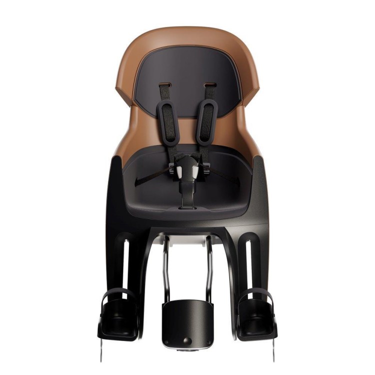 Fotelik rowerowy Bobike Exclusive Evolve Maxi 1P cinnamon brown montowany do ramy roweru