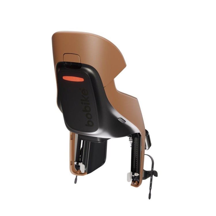 Fotelik rowerowy Bobike Exclusive Evolve Maxi 1P cinnamon brown montowany do ramy roweru