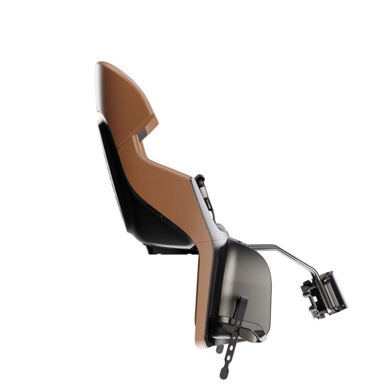 Fotelik rowerowy Bobike Exclusive Evolve Maxi 1P cinnamon brown montowany do ramy roweru