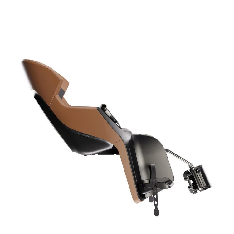 Fotelik rowerowy Bobike Exclusive Evolve Maxi 1P cinnamon brown montowany do ramy roweru