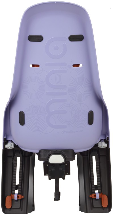 Fotelik rowerowy MINIA 1P FF Galaxy Purple montowany do ramy roweru