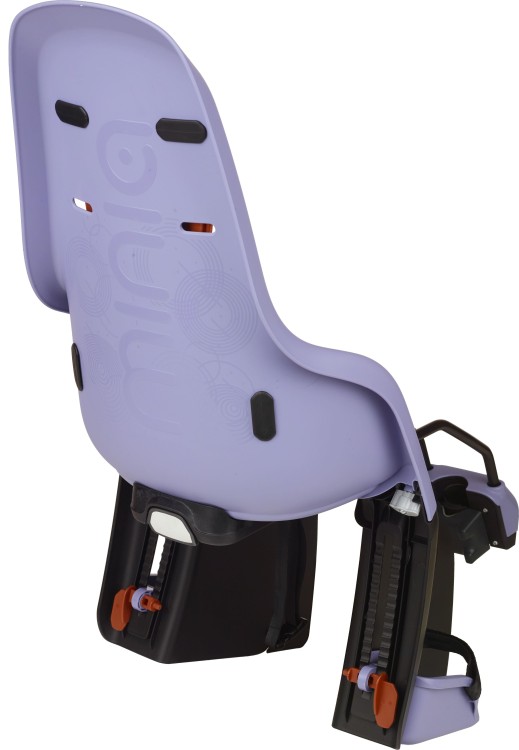 Fotelik rowerowy MINIA 1P FF Galaxy Purple montowany do ramy roweru
