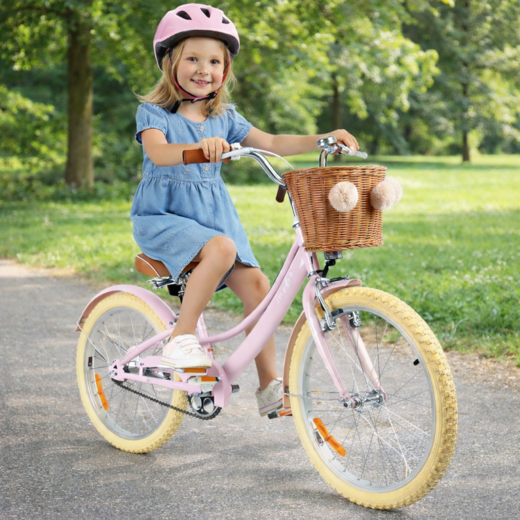 Rower dla dziecka BMX Princess 20" Pastel Różowy - PREZENT NA KOMUNIĘ