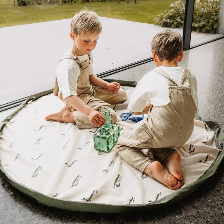 mata do zabawy i worek na zabawki Play&Go NOOMAD Croco 2w1 dla dzieci