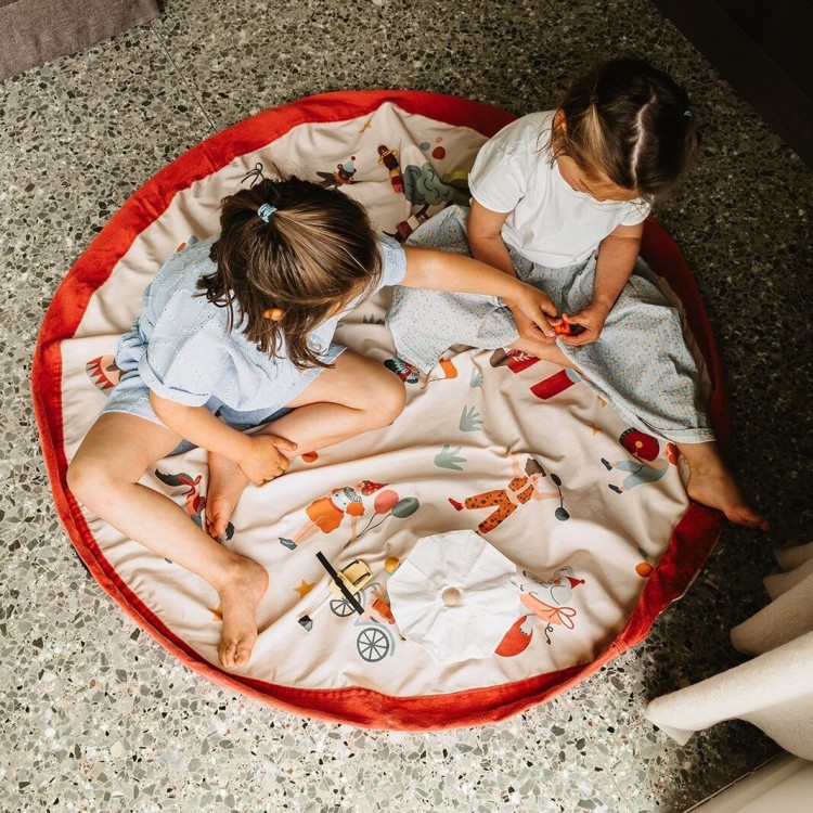 mata do zabawy i worek na zabawki Play&Go NOOMAD Circus 2w1 dla dzieci