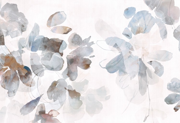 Abstrakcyjna tapeta ścienna FORTUNA BLUE w odcieniach niebieskiego