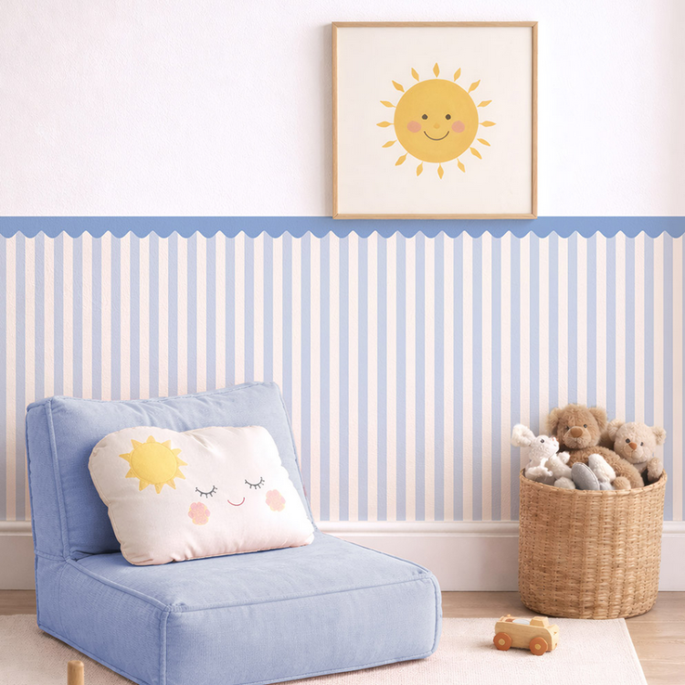 Naklejka do pokoju dziecka Lamperia - Shake The Colors "Blueberry" 100 cm