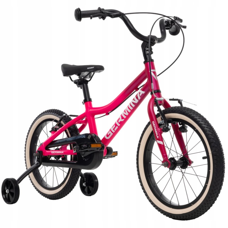 Rower dla dziecka Germina 16" cali Różowy Ultralekki Mtb